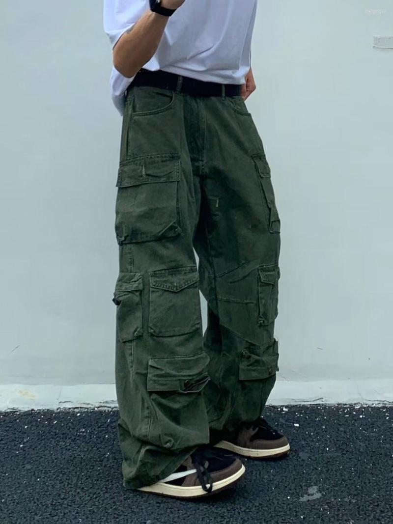 Men's Pants Autumn Street Rice White Multi-pockets Overalls Harajuku Style Men's Loose Casual Trousers Straight Mopping, Black
Men's Pants Autumn Street Rice White Multi-pockets Overalls Harajuku Style Men's Loose Casual Trousers Straight Mopping, Black