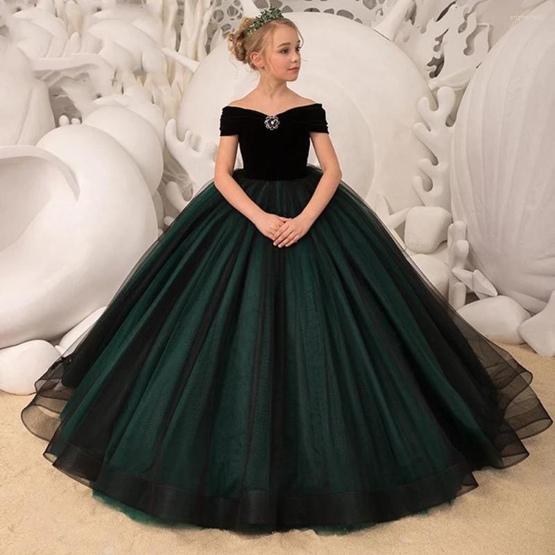 Girl Dresses Kids Elegant Long Prom Green Tulle Gowns 2023 Children Graduation Dress Teen Wedding Bridesmaid Robe, Multi
Girl Dresses Kids Elegant Long Prom Green Tulle Gowns 2023 Children Graduation Dress Teen Wedding Bridesmaid Robe, Multi