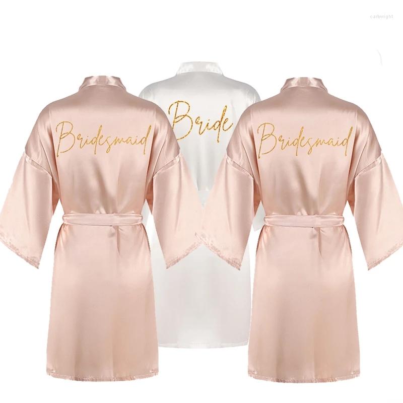 Women's Sleepwear Satin Robe Women White Bride Bridesmaid Kimono Wedding Bridal Party Shower Bathrobe Getting Married Robes, Q117
Women's Sleepwear Satin Robe Women White Bride Bridesmaid Kimono Wedding Bridal Party Shower Bathrobe Getting Married Robes, Q117