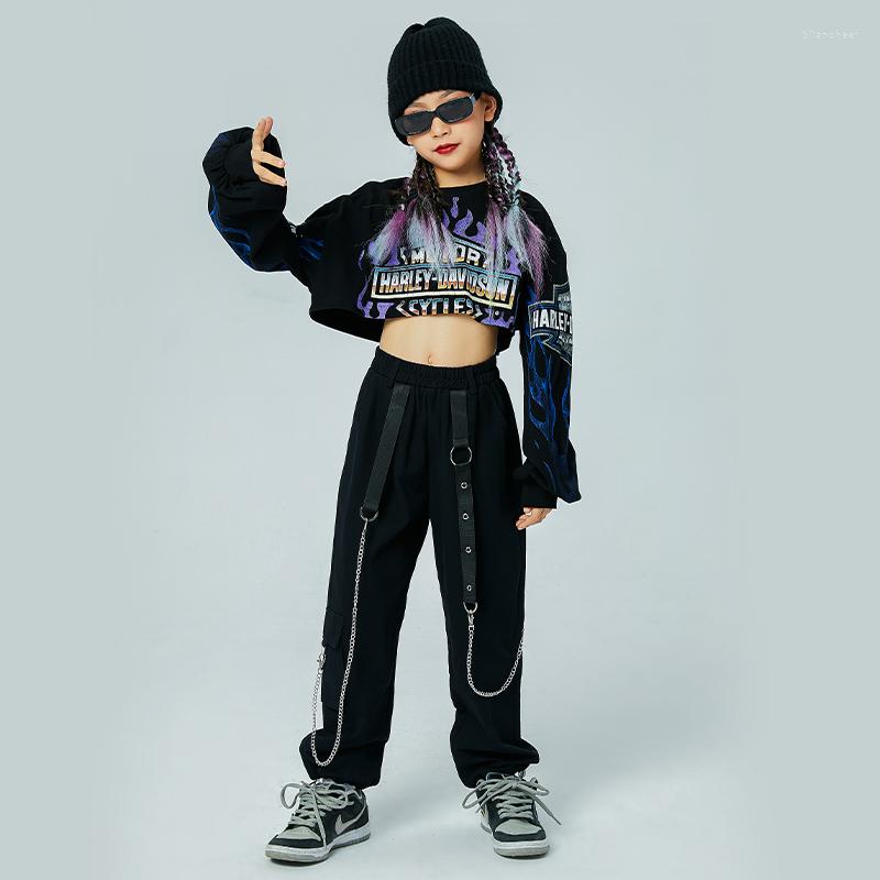 Stage Wear 2023 Jazz Dance Costumes Black Crop Tops Loose Pants Street Ballroom Hip Hop Clothes Performance DQS8527
Stage Wear 2023 Jazz Dance Costumes Black Crop Tops Loose Pants Street Ballroom Hip Hop Clothes Performance DQS8527