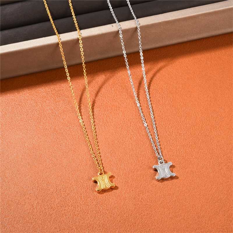 Brand necklace Summer new triumphal arch pendant copper plated real white gold recommended simple silver collar chain
Brand necklace Summer new triumphal arch pendant copper plated real white gold recommended simple silver collar chain