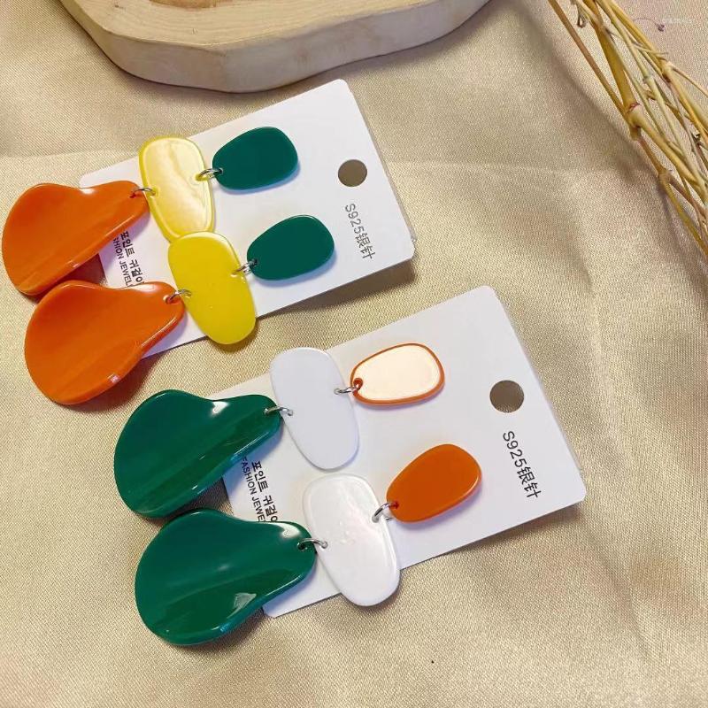 Dangle Earrings Japan Korean Girl Cute Small Irregular Multicolor Stitching Geometric Hit Color Acrylic Acid Stitch For Women
Dangle Earrings Japan Korean Girl Cute Small Irregular Multicolor Stitching Geometric Hit Color Acrylic Acid Stitch For Women
