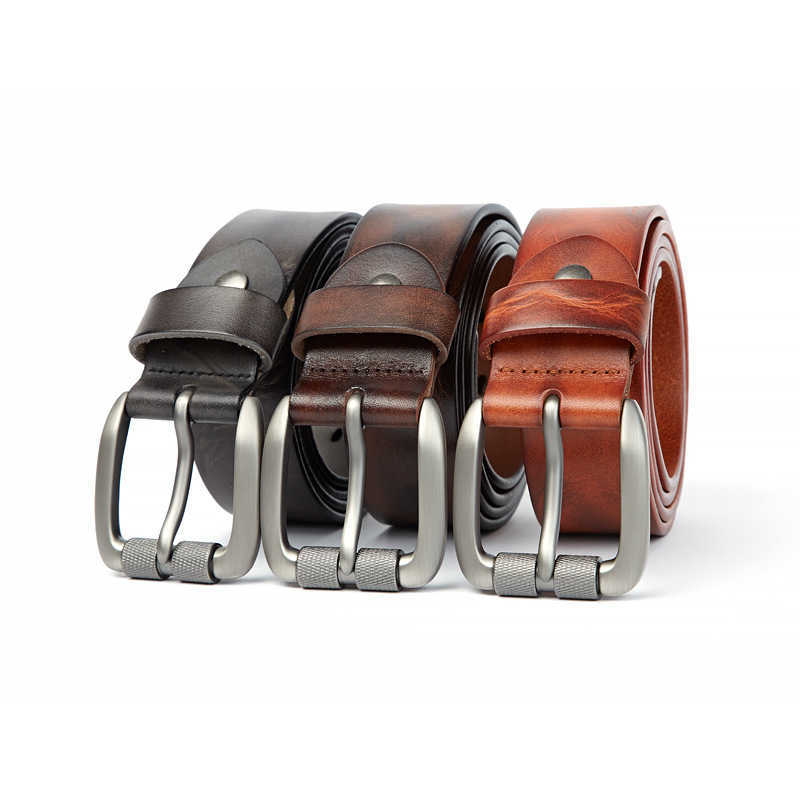 Waist Chain Belts Buckles Men's Women's Top layer cowhide belt needle buckle vegetable tanned leather men's leather belt men's trouser belt fashion men's Jeans Belt, Black
Waist Chain Belts Buckles Men's Women's Top layer cowhide belt needle buckle vegetable tanned leather men's leather belt men's trouser belt fashion men's Jeans Belt, Black