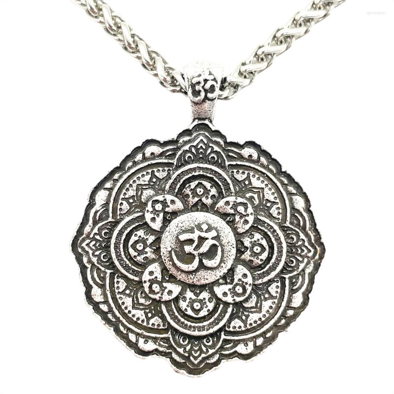 Chains Nostalgia Sacred Geometry Women OM Yoga OHM Hindu Buddhist AUM Chakra Pendant Mandala Lotus Flower Necklace
Chains Nostalgia Sacred Geometry Women OM Yoga OHM Hindu Buddhist AUM Chakra Pendant Mandala Lotus Flower Necklace