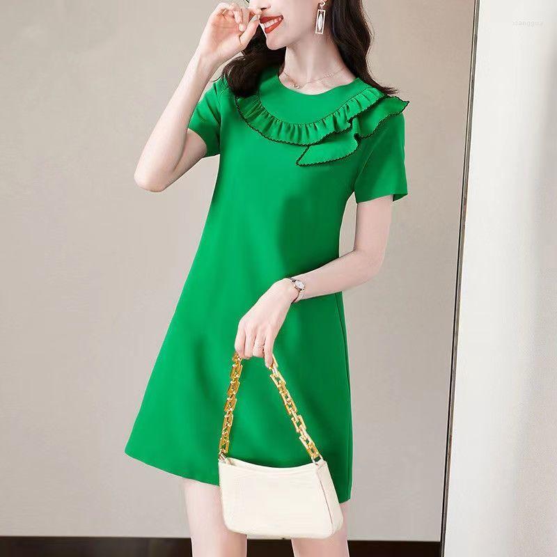 Party Dresses Dress Women' European Station Foreign Qi Reduction Bow Splicing Summer O Neck Short Sleeve Mm Small Fish Tailsolid
Party Dresses Dress Women' European Station Foreign Qi Reduction Bow Splicing Summer O Neck Short Sleeve Mm Small Fish Tailsolid
