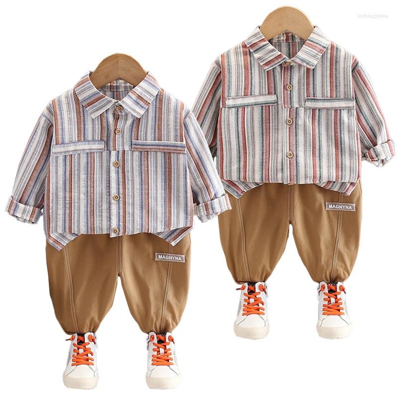 Clothing Sets Spring Autumn Boys Baby Cotton Striped Plaid Shirts Pants 2Pcs Suit For Kids Clothes Children Casual Outfits, Black
Clothing Sets Spring Autumn Boys Baby Cotton Striped Plaid Shirts Pants 2Pcs Suit For Kids Clothes Children Casual Outfits, Black