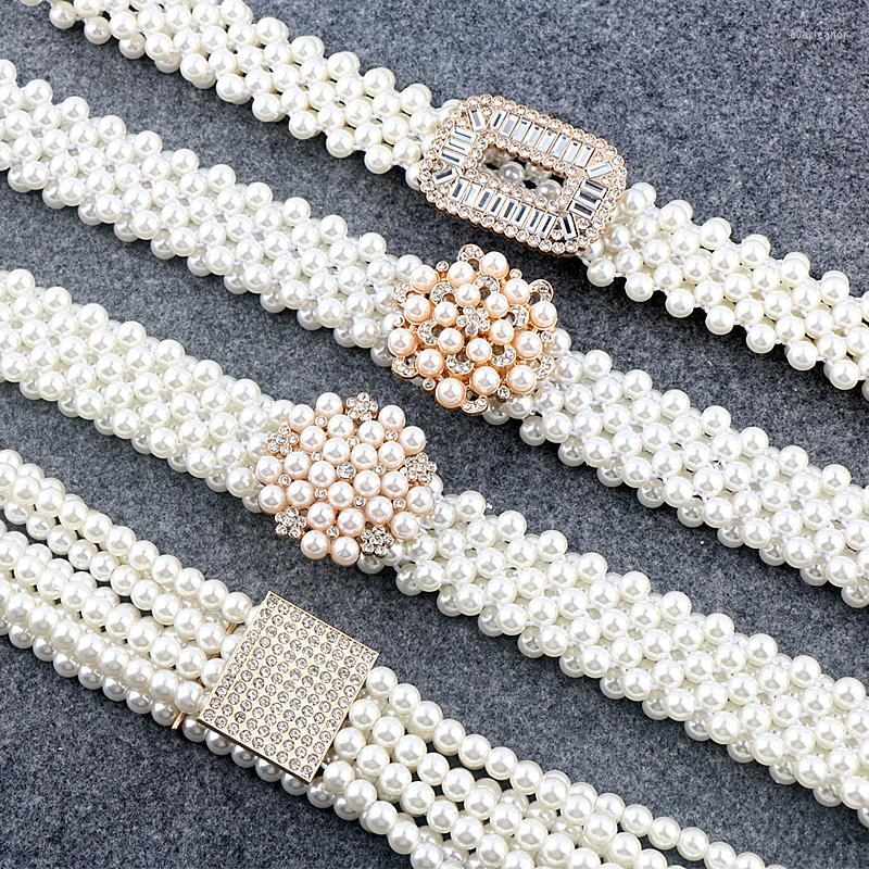 Belts Women Elastic Pearl Belt Wide Decorative Dress Korean Fashion Versatile Waist Sweater Chain Casual Skirt White Accessories 68 85Belts, Black
Belts Women Elastic Pearl Belt Wide Decorative Dress Korean Fashion Versatile Waist Sweater Chain Casual Skirt White Accessories 68 85Belts, Black