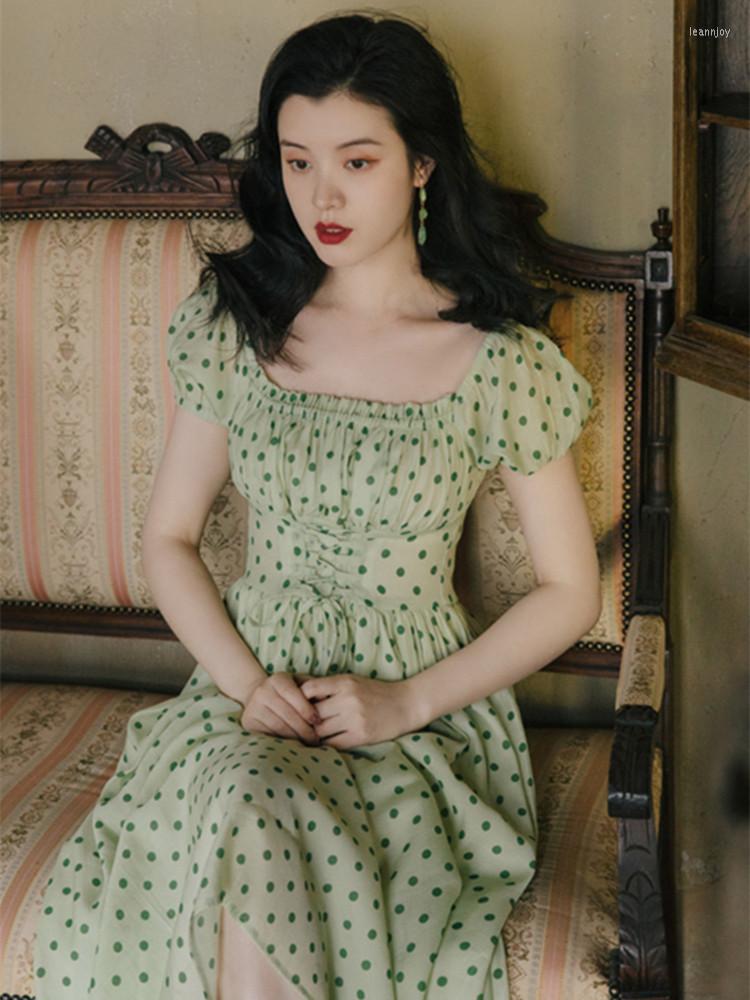 Party Dresses Summer Romantic Elegant Lady Slit Dress Chic Vintage Korean Polka Dots Print Puff Sleeves Casual Long Faldas Vestido Festa, Photo color
Party Dresses Summer Romantic Elegant Lady Slit Dress Chic Vintage Korean Polka Dots Print Puff Sleeves Casual Long Faldas Vestido Festa, Photo color