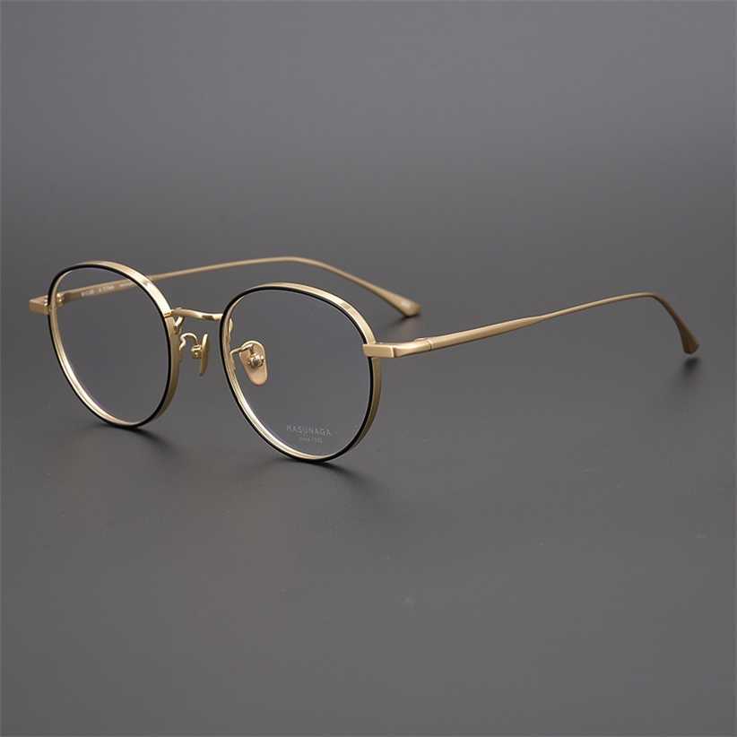 Sunglasses 2023 new High beauty delicate style gold pure titanium high-grade glasses round thick large frame small face
Sunglasses 2023 new High beauty delicate style gold pure titanium high-grade glasses round thick large frame small face