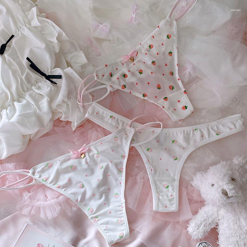 Women's Panties 3pcs/lot Funny Ladies Underwear Woman String Femme Sexy Cotton Briefs Cute Strawberry Lingerie Kawaii Thong Loli Panty
Women's Panties 3pcs/lot Funny Ladies Underwear Woman String Femme Sexy Cotton Briefs Cute Strawberry Lingerie Kawaii Thong Loli Panty