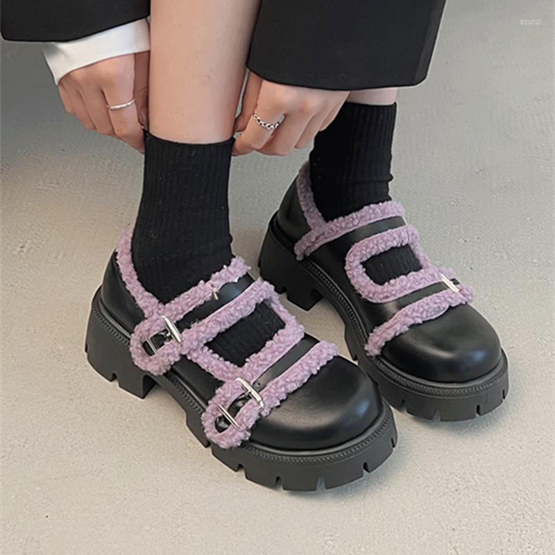 Dress Shoes Winter Shallow Mouth Plush Pumps For Women Retro Round Toe Buckle Belt Cute Mary Jane Leather, Khaki
Dress Shoes Winter Shallow Mouth Plush Pumps For Women Retro Round Toe Buckle Belt Cute Mary Jane Leather, Khaki
