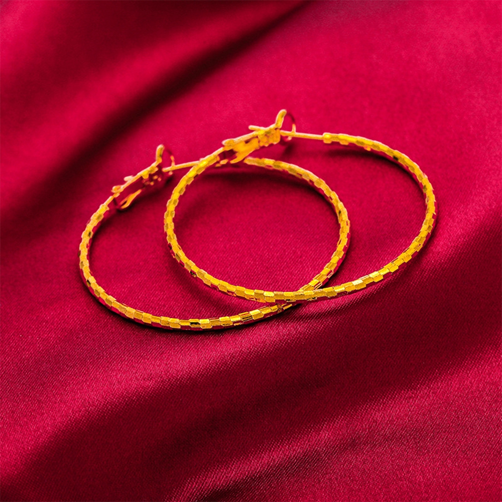 40mm Hoop Earrings Simple Style Round Circle 18k Yellow Gold Filled Classic Women Girl Sexy Jewelry Gift
40mm Hoop Earrings Simple Style Round Circle 18k Yellow Gold Filled Classic Women Girl Sexy Jewelry Gift