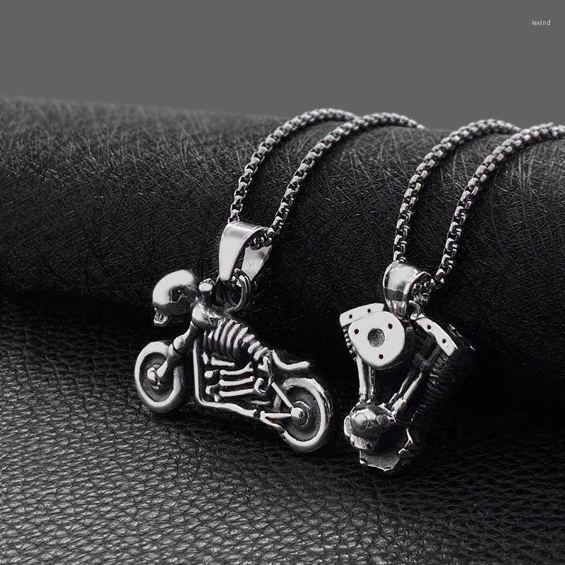 Pendant Necklaces Titanium Steel Jewelry Retro Punk Mechanized Skull Chariot Hip Hop Street Fashion
Pendant Necklaces Titanium Steel Jewelry Retro Punk Mechanized Skull Chariot Hip Hop Street Fashion