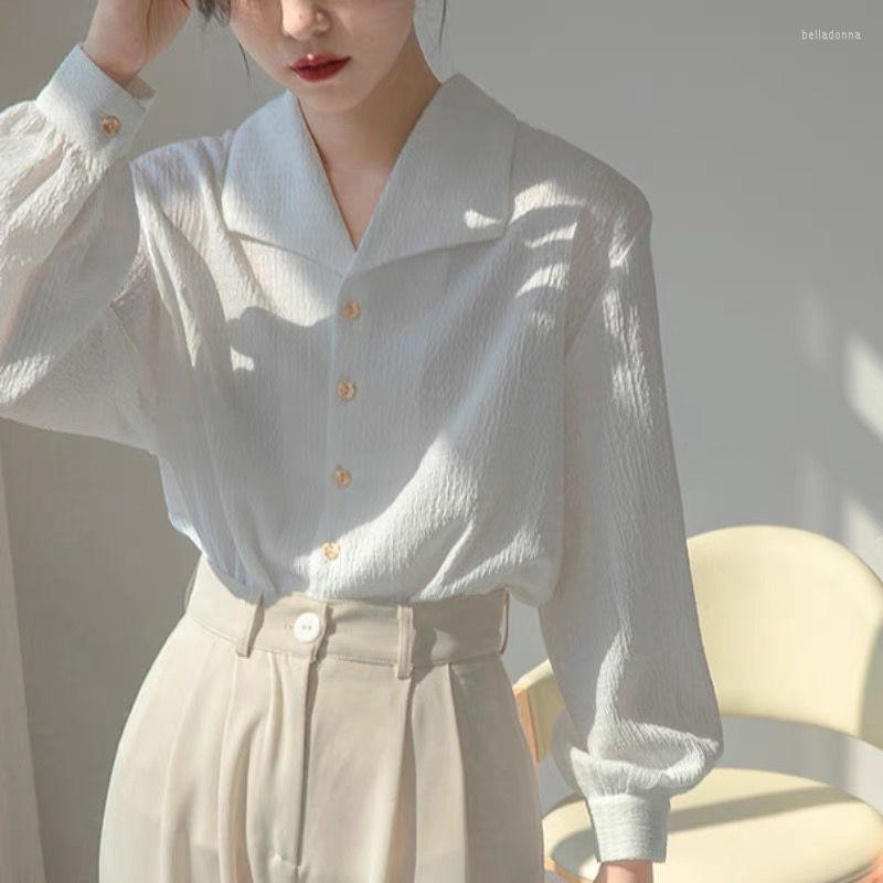 Women' Blouses Elegant Women Luxury Women' Promotion Shirts Spring Summer French Loose Textured Senior Tops White Shirt
Women' Blouses Elegant Women Luxury Women' Promotion Shirts Spring Summer French Loose Textured Senior Tops White Shirt