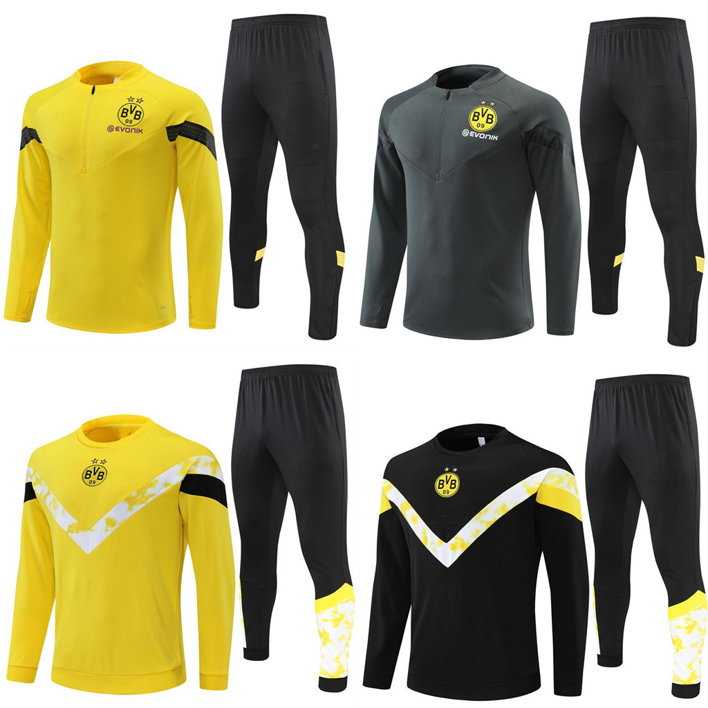 22 23 kids Borussia tracksuit jacket Soccer Sets full zipper Dortmund training football set Survetement Tracksuits
22 23 kids Borussia tracksuit jacket Soccer Sets full zipper Dortmund training football set Survetement Tracksuits