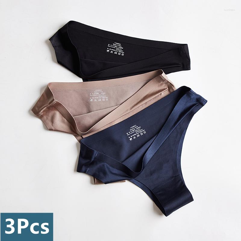 Women's Panties 3 Pcs G-string Women Silk Underwear Sexy Briefs Girl Seamless Underpants Thong Solid Pantys Lingerie -XXXL, 01-03-04
Women's Panties 3 Pcs G-string Women Silk Underwear Sexy Briefs Girl Seamless Underpants Thong Solid Pantys Lingerie -XXXL, 01-03-04