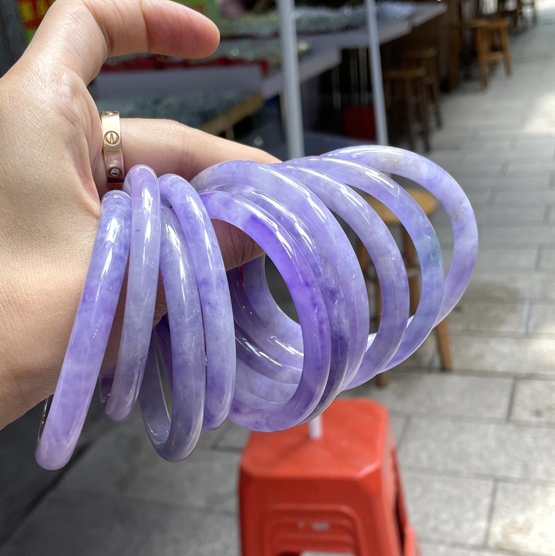 Bangle 100% Real Jade Bracelet Violet Purple Jadeite Jasper s Fit Adult Women Hand Jewelry Couple 230313
Bangle 100% Real Jade Bracelet Violet Purple Jadeite Jasper s Fit Adult Women Hand Jewelry Couple 230313