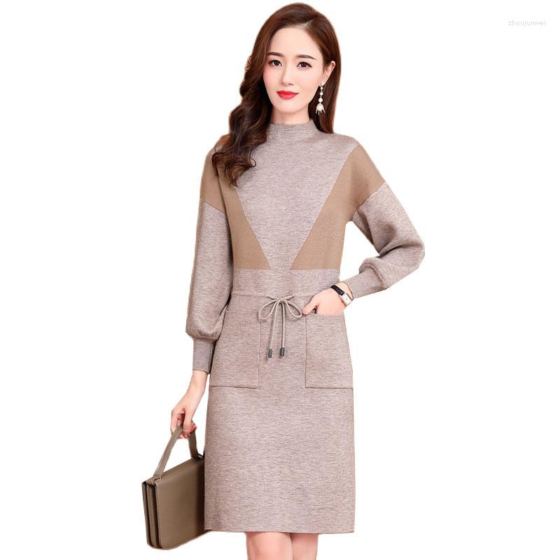 Casual Dresses 2023 Autumn Winter Knit Sweater Dress Women Long Sleeve Fashion O Neck Jumper Ladies Vestidos, Brown
Casual Dresses 2023 Autumn Winter Knit Sweater Dress Women Long Sleeve Fashion O Neck Jumper Ladies Vestidos, Brown