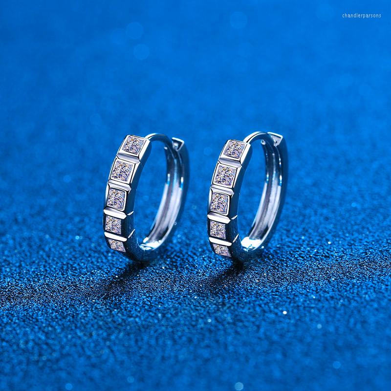 Hoop Earrings Real Moissanite 0.8CT Princess Cut Lab Diamond Huggie Dainty For Women Sterling Silver Jewelry
Hoop Earrings Real Moissanite 0.8CT Princess Cut Lab Diamond Huggie Dainty For Women Sterling Silver Jewelry