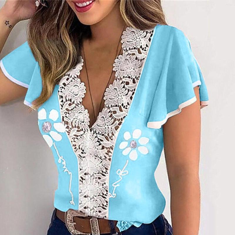 Women' T Shirts Women' Tops Short Sleeves Summer Fashion Casual Printed Pin Lace Shirt Women Solid, Green
Women' T Shirts Women' Tops Short Sleeves Summer Fashion Casual Printed Pin Lace Shirt Women Solid, Green