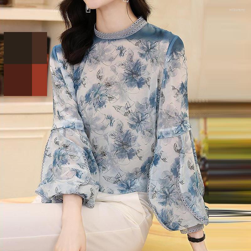 Women' Blouses Women' Tops 2023 Chiffon Shirts Small Bottoming Spring Summer Design Sense Casual, Blue 
Women' Blouses Women' Tops 2023 Chiffon Shirts Small Bottoming Spring Summer Design Sense Casual, Blue