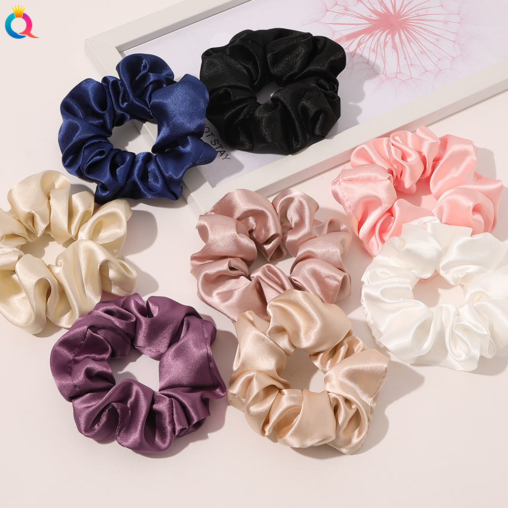 Satin Scrunchies Solid Color Ribbon Silk Hair Rope Korean Ponytail Holder Hair Ties Headwear Soft Elastic Hairband Hair Accessories 1914, 14
Satin Scrunchies Solid Color Ribbon Silk Hair Rope Korean Ponytail Holder Hair Ties Headwear Soft Elastic Hairband Hair Accessories 1914, 14