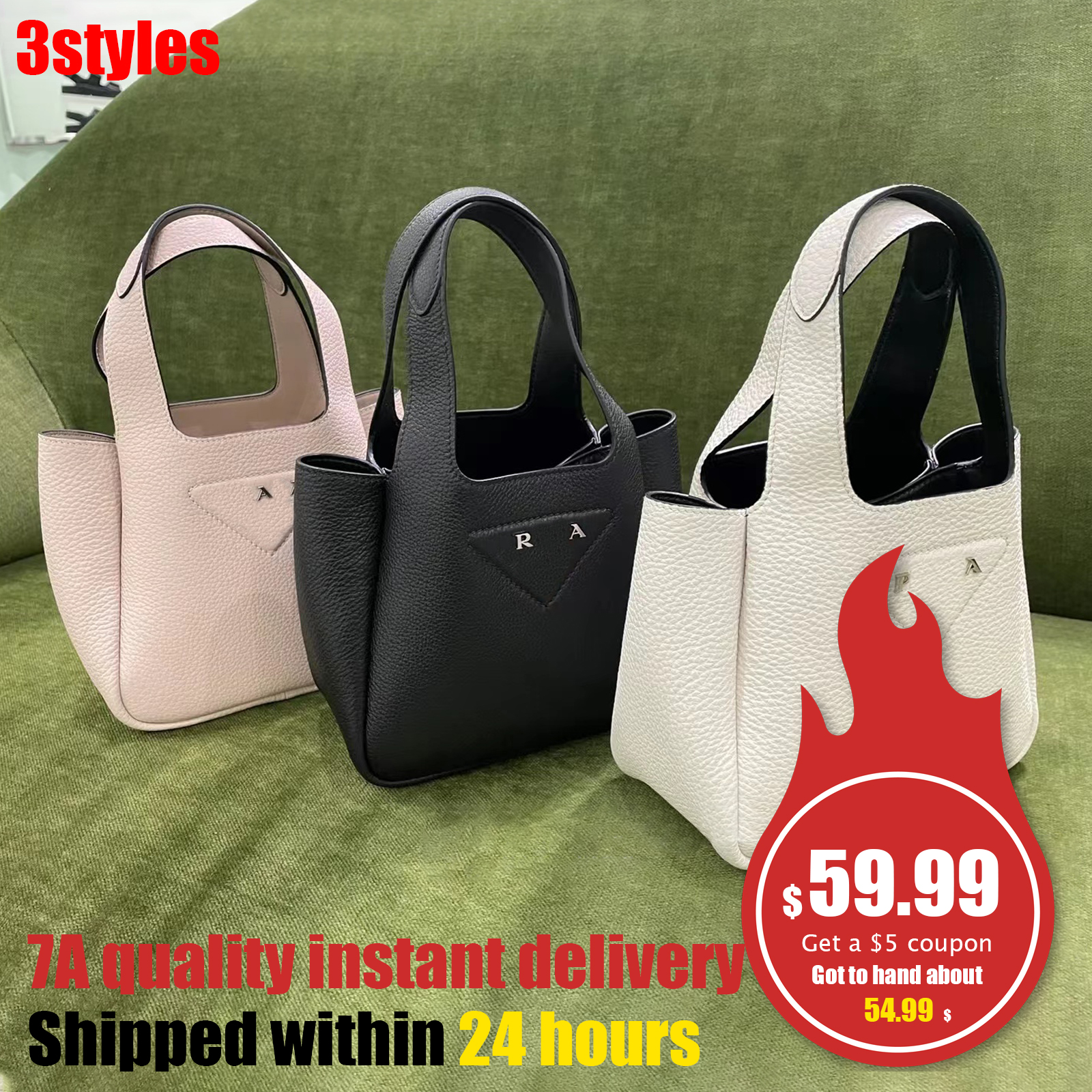 Luxury designer handbagsprad Triangle logo tote bag Underarm bag basket Womens Men shoulder purse Cowhide crossbody clutch Magnetic snap closure lady fashion bags, Black
Luxury designer handbagsprad Triangle logo tote bag Underarm bag basket Womens Men shoulder purse Cowhide crossbody clutch Magnetic snap closure lady fashion bags, Black