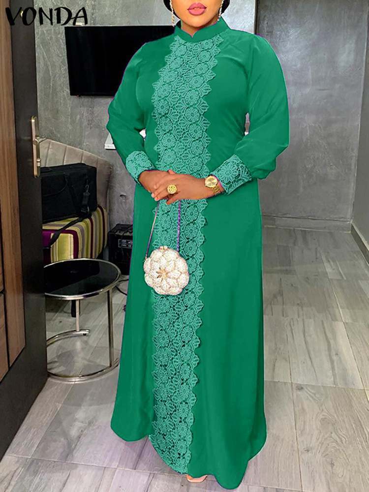 Casual Dresses Evening Party Dress Women Robe Elegant Long Sleeve Party Maxi Long Dresses VONDA Casual Vestidos Oversized Vintage Sundress 230313, B-rose
Casual Dresses Evening Party Dress Women Robe Elegant Long Sleeve Party Maxi Long Dresses VONDA Casual Vestidos Oversized Vintage Sundress 230313, B-rose