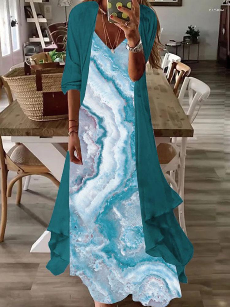 Work Dresses Elegant O Neck Boho Dress & Long Cardigan Suit Spring Holiday Beach Women Outfit Summer Floral Print Chiffon Two Piece Set, 07 print
Work Dresses Elegant O Neck Boho Dress & Long Cardigan Suit Spring Holiday Beach Women Outfit Summer Floral Print Chiffon Two Piece Set, 07 print