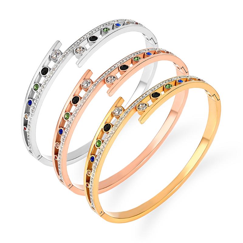 Bangle Lastest Stainless Steel Hollow Bead Bangles Bracelets For Women Black Gold Color Width European Jewelry LadyBangle
Bangle Lastest Stainless Steel Hollow Bead Bangles Bracelets For Women Black Gold Color Width European Jewelry LadyBangle