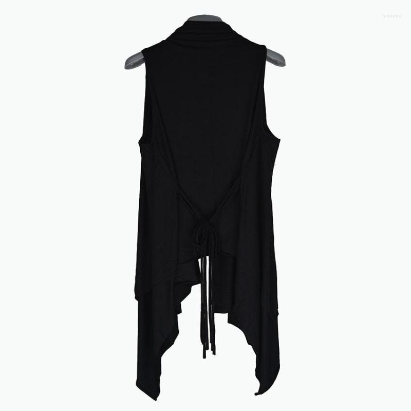 Men's Tank Tops Summer Sleeveless Vest Non-mainstream Nightclub Hairdresser Casual Long Personality Black Male Korean Version Of The Thin 
Men's Tank Tops Summer Sleeveless Vest Non-mainstream Nightclub Hairdresser Casual Long Personality Black Male Korean Version Of The Thin