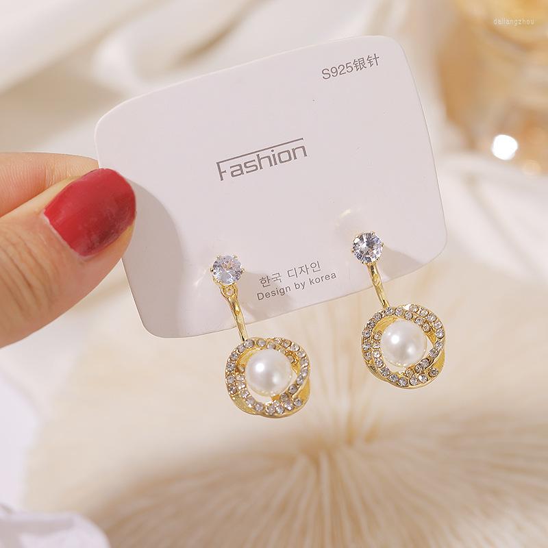 Stud Earrings LY4024 Fashion 925 Silver Needle Rhinestones With Pearl Women Jewelry Gift
Stud Earrings LY4024 Fashion 925 Silver Needle Rhinestones With Pearl Women Jewelry Gift