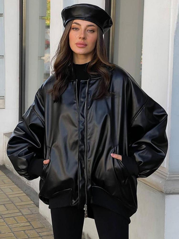 Women' Jackets WeiYao Autumn Women Pu Faux Leather Sexy Y2K Clothes Long Sleeve Zip Up Jacket Streetwear Korean Fashion Winter Warm Coat, Black
Women' Jackets WeiYao Autumn Women Pu Faux Leather Sexy Y2K Clothes Long Sleeve Zip Up Jacket Streetwear Korean Fashion Winter Warm Coat, Black