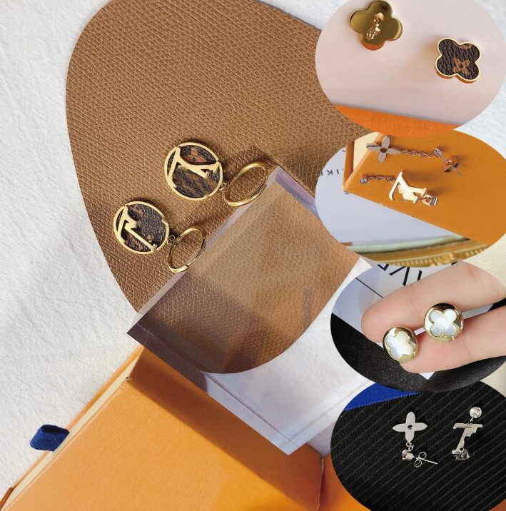 18K Gold Plated Designer Letter Stud Earrings Luxury Brand Women Pretty Ear Loop Rhinestone Pearl Dangle Earring for Wedding Jewerlry Accessories Sweet
18K Gold Plated Designer Letter Stud Earrings Luxury Brand Women Pretty Ear Loop Rhinestone Pearl Dangle Earring for Wedding Jewerlry Accessories Sweet