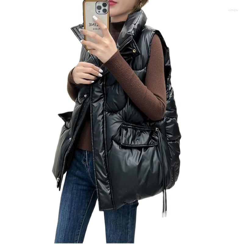 Women' Vests 2023 FashioAutumn Winter Vest Waistcoat Women Parkas Glossy Down Cotton Sleeveless Jacket Thick Warm Female Tops, Champagne
Women' Vests 2023 FashioAutumn Winter Vest Waistcoat Women Parkas Glossy Down Cotton Sleeveless Jacket Thick Warm Female Tops, Champagne