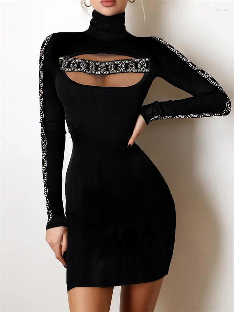 Casual Dresses Dress For Women 2023 Autumn Rhinestone Chain Pattern Cutout Bodycon Vestidos De Mujer Elegant Boho Mini Robe Female, Ods10130b
Casual Dresses Dress For Women 2023 Autumn Rhinestone Chain Pattern Cutout Bodycon Vestidos De Mujer Elegant Boho Mini Robe Female, Ods10130b