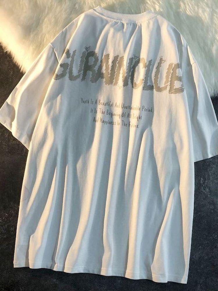 Men's T Shirts Short Sleeve T-shirts Women Men Design Couples All-match Summer O-neck Printed Loose Fashion Students Chic Tees Korean Style, White
Men's T Shirts Short Sleeve T-shirts Women Men Design Couples All-match Summer O-neck Printed Loose Fashion Students Chic Tees Korean Style, White