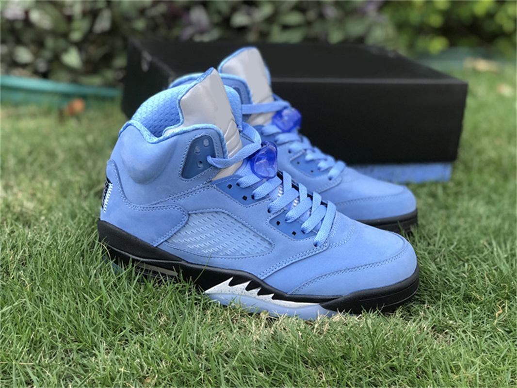 Jumpman 5 UNC Authentic Basketball Shoes University Blue/Black-White Outdoor Trainers With Original Box, #1
Jumpman 5 UNC Authentic Basketball Shoes University Blue/Black-White Outdoor Trainers With Original Box, #1