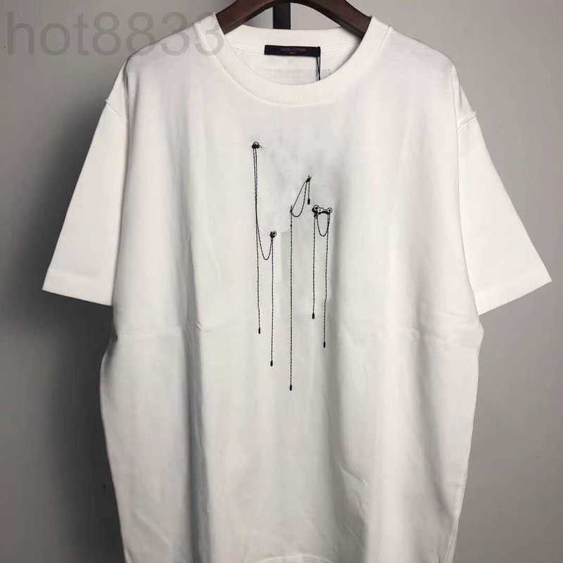 Men's T-shirts Designer New Mens Stylist t Shirt Clothing 3d Summer Tshirt Hip-hop Women Short Sleeve Luxurys Clothes Lady Casual Tee -4xl 2IB0, White
Men's T-shirts Designer New Mens Stylist t Shirt Clothing 3d Summer Tshirt Hip-hop Women Short Sleeve Luxurys Clothes Lady Casual Tee -4xl 2IB0, White