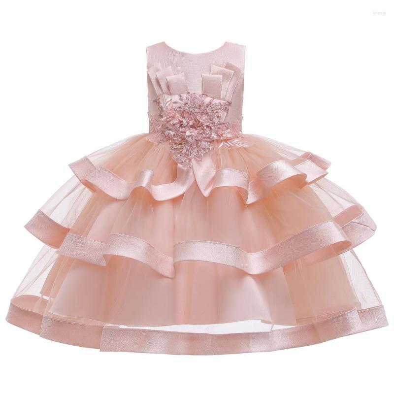 Girl Dresses Flower Beaded Girls Dress Sleeveless Fluffy Pageant Kids For Christmas Year Party Princess, Yellow
Girl Dresses Flower Beaded Girls Dress Sleeveless Fluffy Pageant Kids For Christmas Year Party Princess, Yellow