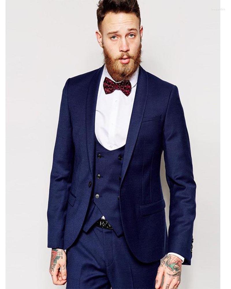 Men's Suits Center Vent Groom Man Suit Shawl Lapel Tuxedos Navy Blue Men's Slim Fit Wedding Blazer Trousers(Jacket Pants Vest), Picture shown
Men's Suits Center Vent Groom Man Suit Shawl Lapel Tuxedos Navy Blue Men's Slim Fit Wedding Blazer Trousers(Jacket Pants Vest), Picture shown