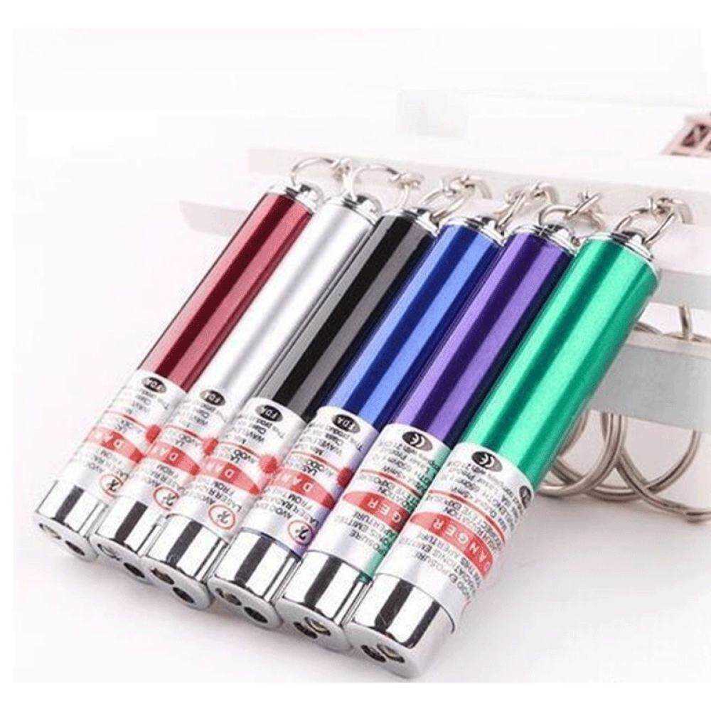 1pcs Funny Cat Stick New Cool 2 In1 Red Laser Pointer Pen with White LED Light Children Play DOG Toy