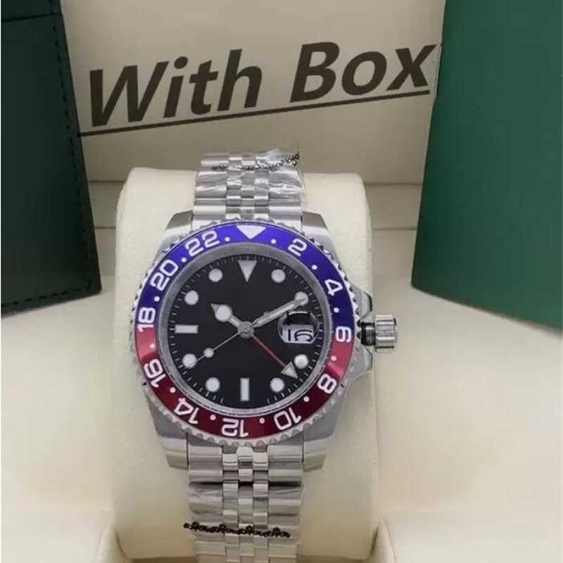 Luxury Watch With Box Papers mens watches 40mm Wristwatch Blue Black Ceramic Bezel Stainless Steel Automatic Movement Optional waterproof zc
Luxury Watch With Box Papers mens watches 40mm Wristwatch Blue Black Ceramic Bezel Stainless Steel Automatic Movement Optional waterproof zc