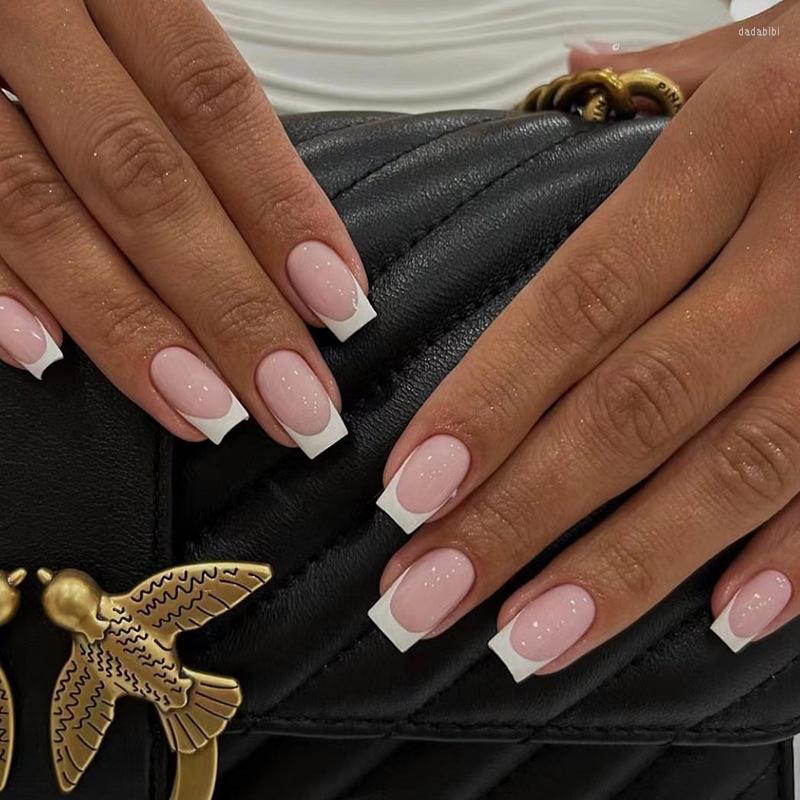 False Nails 24Pcs Simple Nail Full Cover Fake White Edged French Coffin Square Head Wearable Acrylic Press On, 186
False Nails 24Pcs Simple Nail Full Cover Fake White Edged French Coffin Square Head Wearable Acrylic Press On, 186