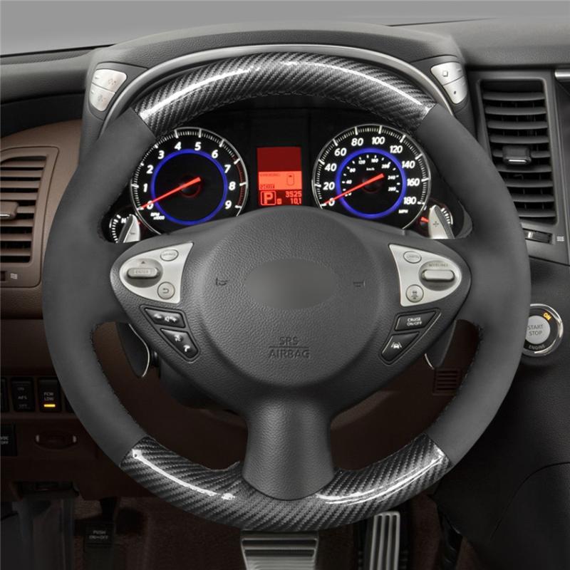 Steering Wheel Covers DIY Hand-stitched Customization Anti-Slip Wear-Resistant Cover For Juke 370Z Note Car Interior Decoration
Steering Wheel Covers DIY Hand-stitched Customization Anti-Slip Wear-Resistant Cover For Juke 370Z Note Car Interior Decoration