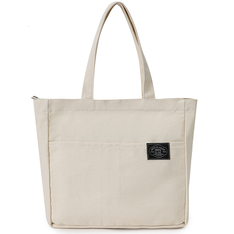 Shopping Bags In Women Canvas Solid Color Designer Casual Handbag Shoulder Large Capacity Cotton Reusable Beach Tote 230313, Black mhl
Shopping Bags In Women Canvas Solid Color Designer Casual Handbag Shoulder Large Capacity Cotton Reusable Beach Tote 230313, Black mhl