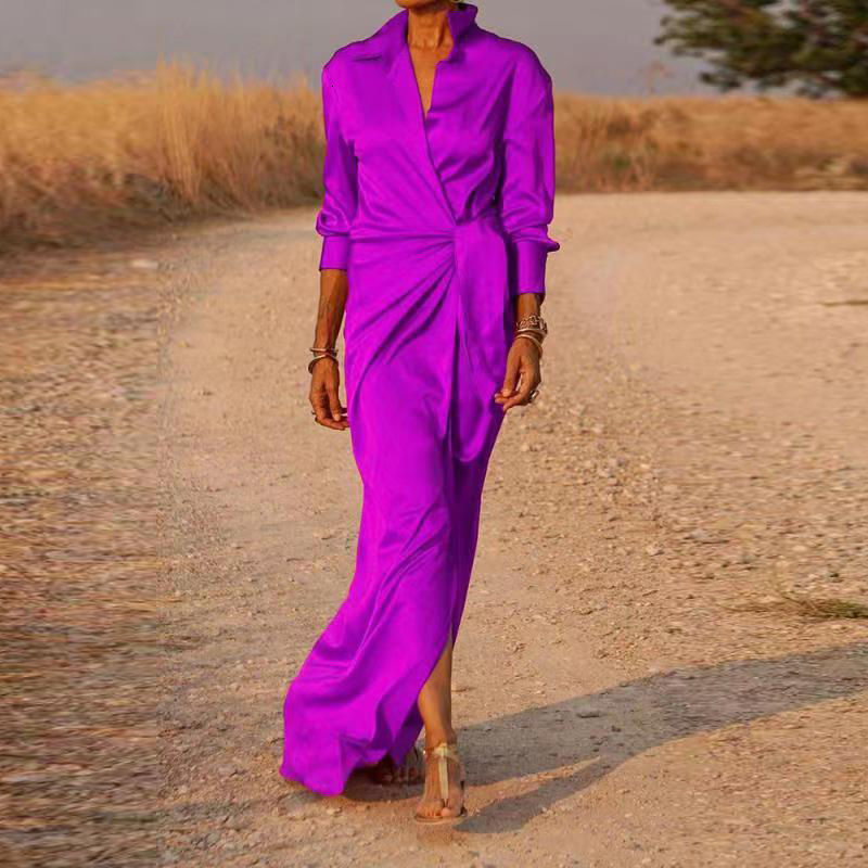 Casual Dresses Casual Office Lapel V Neck Maxi Dresses Spring Women Long Sleeve Solid Shirts Dress Elegant Lady Lace Up Split Slim Long Dresses 230313, 01 red
Casual Dresses Casual Office Lapel V Neck Maxi Dresses Spring Women Long Sleeve Solid Shirts Dress Elegant Lady Lace Up Split Slim Long Dresses 230313, 01 red