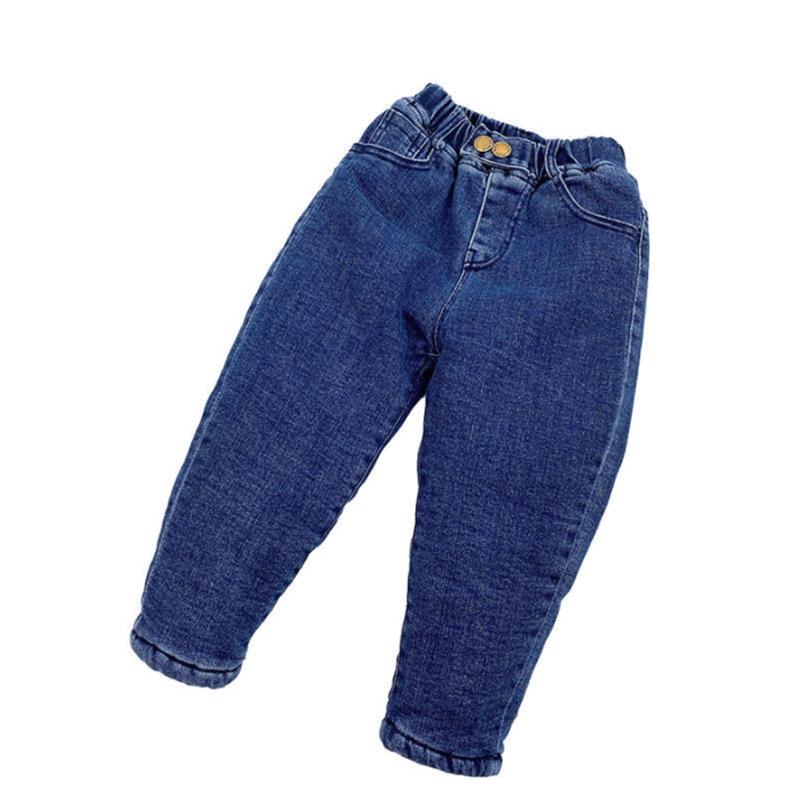 Jeans Teens Winter Classic Black Thick Little Boys Girls Blue Wadded Elastic Waist Denim Trousers Children Kid Cotton Pants 3-6y
Jeans Teens Winter Classic Black Thick Little Boys Girls Blue Wadded Elastic Waist Denim Trousers Children Kid Cotton Pants 3-6y