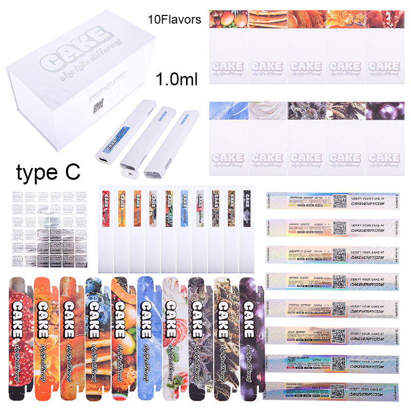 CAKE Gen 5 Rechargeable Disposable Vapes Pens E Cigarette 1.0ML Empty Pods Vaporizer Pod Carts Kits 280mah
CAKE Gen 5 Rechargeable Disposable Vapes Pens E Cigarette 1.0ML Empty Pods Vaporizer Pod Carts Kits 280mah