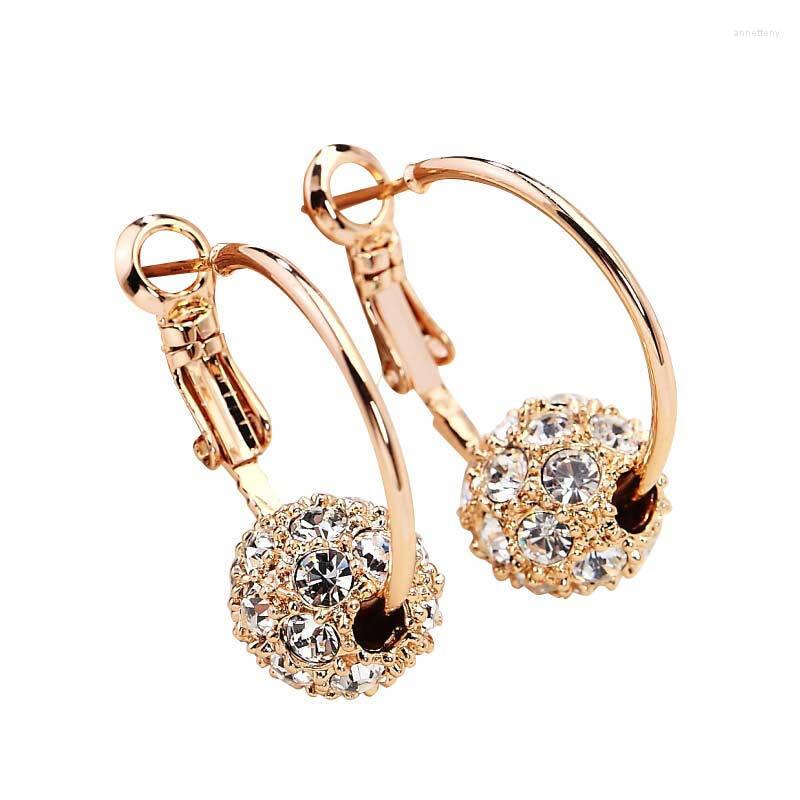 Backs Earrings Fashion Crystal Ball Shape Clip Gold And Smooth Metal Jewelry Wedding Gifts Accessories
Backs Earrings Fashion Crystal Ball Shape Clip Gold And Smooth Metal Jewelry Wedding Gifts Accessories